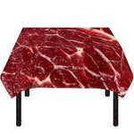 Red Meat Print Tablecloth