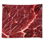 Red Meat Print Tapestry