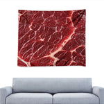 Red Meat Print Tapestry