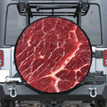 Red Meat Print Tire Cover
