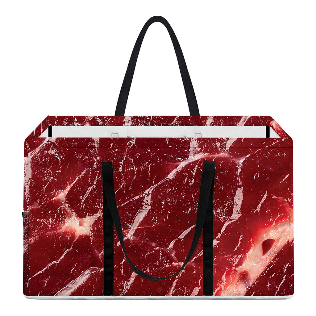 Red Meat Print Utility Tote Bag