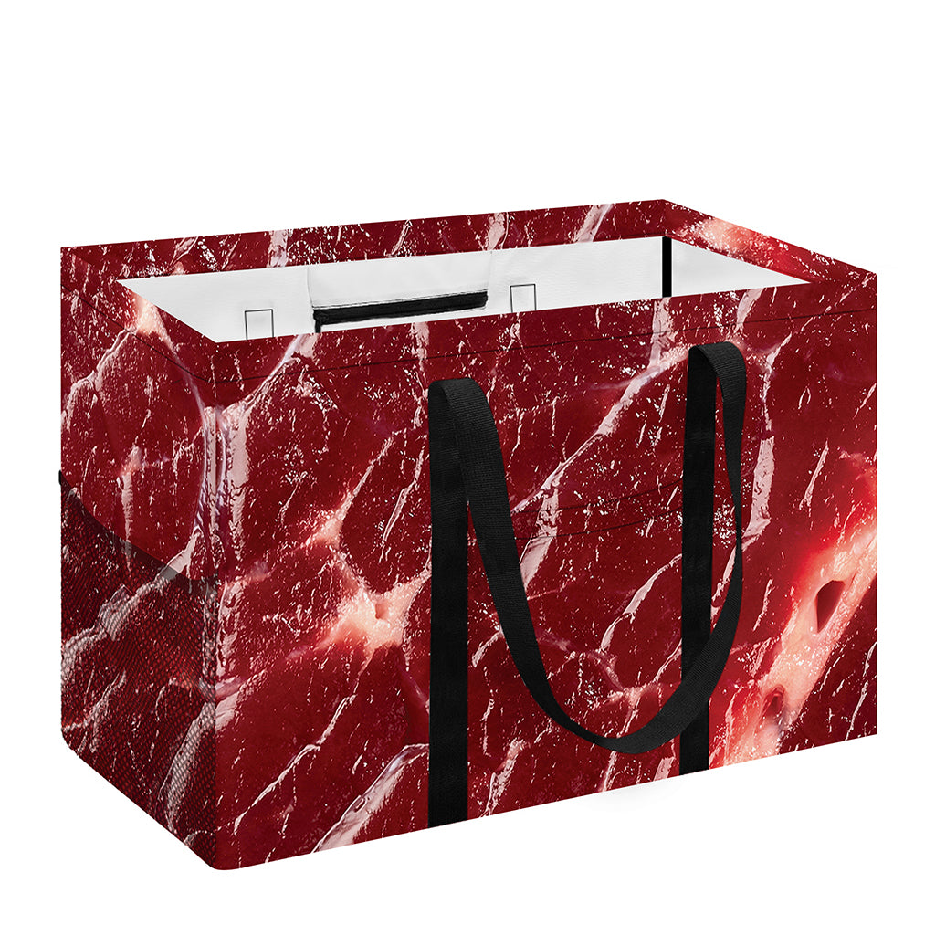 Red Meat Print Utility Tote Bag