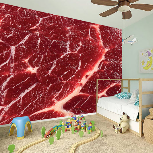 Red Meat Print Wall Sticker
