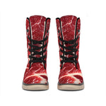 Red Meat Print Winter Boots