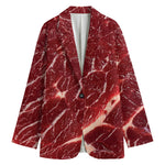 Red Meat Print Women's Blazer