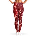Red Meat Print Women's Leggings