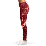 Red Meat Print Women's Leggings