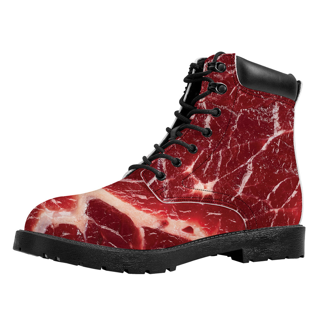 Red Meat Print Work Boots