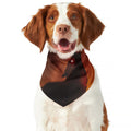 Red Moon Howling Wolf Print Dog Bandana