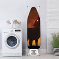 Red Moon Howling Wolf Print Ironing Board Cover