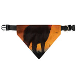 Red Moon Howling Wolf Print Over The Collar Dog Bandana