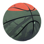 Red Moon Samurai Print Basketball