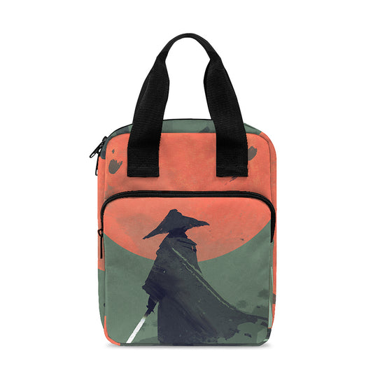 Red Moon Samurai Print Bible Tote Bag