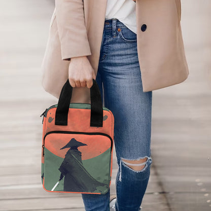 Red Moon Samurai Print Bible Tote Bag
