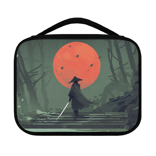 Red Moon Samurai Print Classic Bible Case