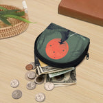 Red Moon Samurai Print Coin Purse