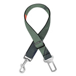 Red Moon Samurai Print Dog Seat Belt