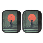 Red Moon Samurai Print Handle Covers