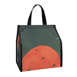Red Moon Samurai Print Insulated Lunch Tote