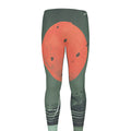 Red Moon Samurai Print Men's Leggings