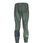 Red Moon Samurai Print Men's leggings