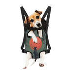 Red Moon Samurai Print Pet Carrier Backpack