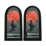 Red Moon Samurai Print Skillet Handle Cover