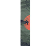 Red Moon Samurai Print Table Runner