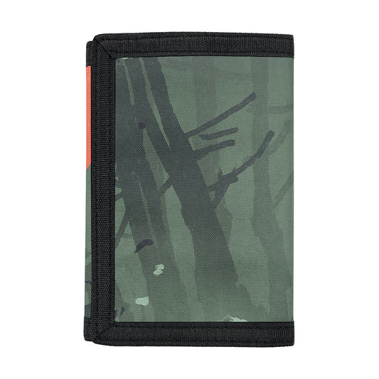 Red Moon Samurai Print Trifold Wallet