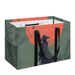 Red Moon Samurai Print Utility Tote Bag