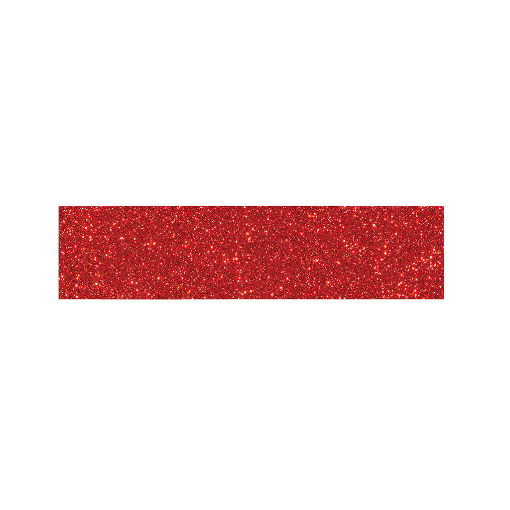Red (NOT Real) Glitter Print Bed Runner