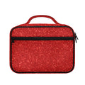 Red (NOT Real) Glitter Print Briefcase Bible Bag