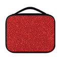 Red (NOT Real) Glitter Print Classic Bible Case