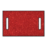 Red (NOT Real) Glitter Print Golf Cart Seat Cover