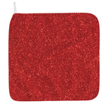 Red (NOT Real) Glitter Print Hand Towel