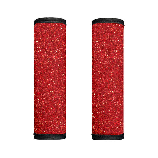 Red (NOT Real) Glitter Print Handle Covers