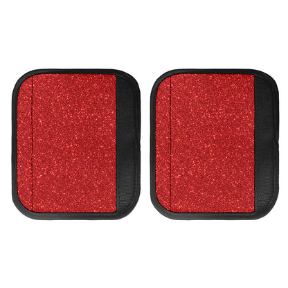 Red (NOT Real) Glitter Print Handle Covers