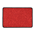 Red (NOT Real) Glitter Print Kitchen Mat