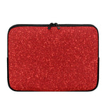 Red (NOT Real) Glitter Print Laptop Sleeve