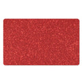 Red (NOT Real) Glitter Print Polyester Doormat