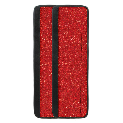 Red (NOT Real) Glitter Print Refrigerator Handle Covers