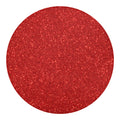 Red (NOT Real) Glitter Print Round Blanket