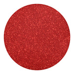 Red (NOT Real) Glitter Print Round Blanket