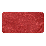Red (NOT Real) Glitter Print Towel