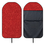 Red (NOT Real) Glitter Print Waterproof Car Seat Cover