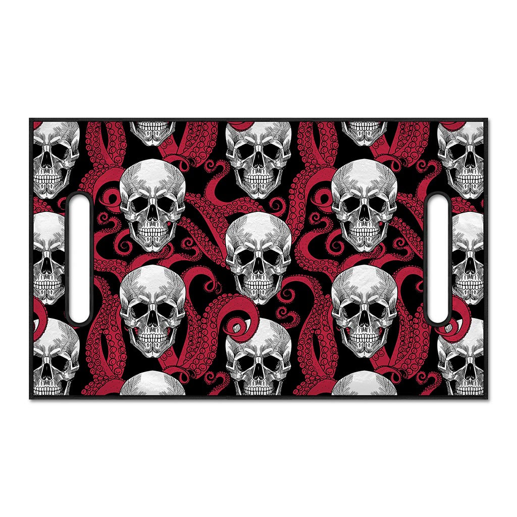 Red Octopus Skull Pattern Print Golf Cart Seat Cover