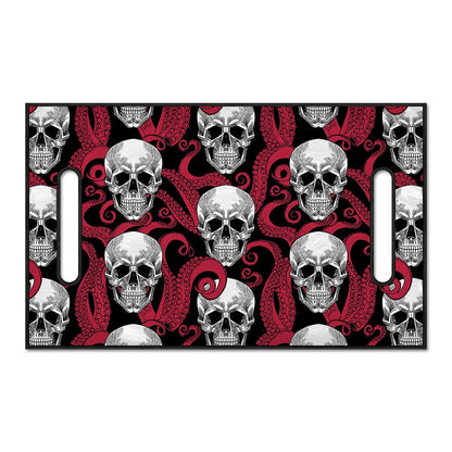 Red Octopus Skull Pattern Print Golf Cart Seat Cover