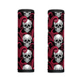 Red Octopus Skull Pattern Print Handle Covers