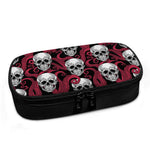 Red Octopus Skull Pattern Print Insulin Cooler Travel Case