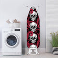 Red Octopus Skull Pattern Print Ironing Board Cover